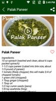 Palak Paneer Recipe capture d'écran 3