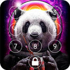 Cute Panda Wallpaper HD PIN Screen Lock-icoon