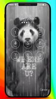 Cute Panda Wallpaper HD PIN Screen Lock screenshot 1