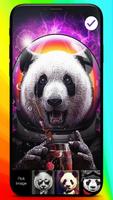 Cute Panda Wallpaper HD PIN Screen Lock capture d'écran 2