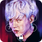 BTS Suga K-pop HD FanArt Pin Phone Lock icône
