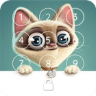 Icona Little Kitten Lovely HD Phone PIN Lock Screen