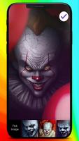 Scary Pennywise Phone Lock Screen HD Wallpapers capture d'écran 2