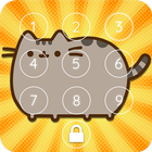 Pusheen Cat Kawaii Phone Lock Screen Security icône