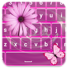ikon Warna Pink Keyboard Temas