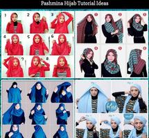 Poster Pashmina Hijab Tutorial Ideas