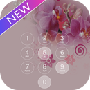 Pink Flower lock screen aplikacja