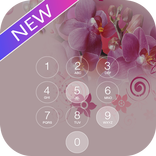 Pink Flower lock screen