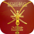 Passport of Oman Zipper Lock Screen icon