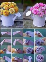 Paper Flower Craft DIY screenshot 1