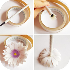 Papier Blumen Tutorial Zeichen