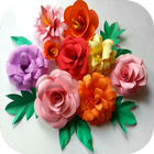 diy papieren bloemen-icoon