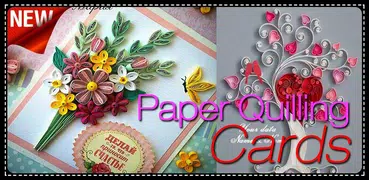 Cartões Quilling de papel