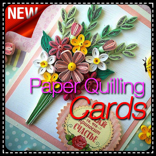 Cartões Quilling de papel