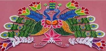 Paper Quilling Design Step by Step