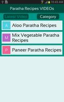 Paratha Recipes VIDEOs capture d'écran 2