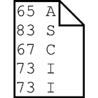 ASCII Chart أيقونة