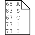 ASCII Chart आइकन