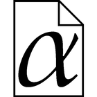 Greek Alphabet ไอคอน