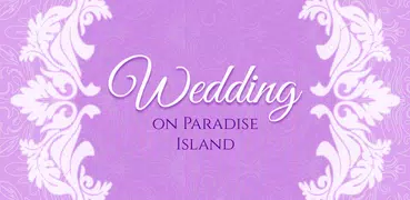 在天堂島上的婚禮 – 照片蒙太奇