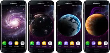 3D Galaxy Live Wallpaper