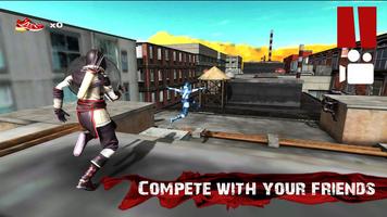 Parkour Ninja Samurai 3D capture d'écran 2
