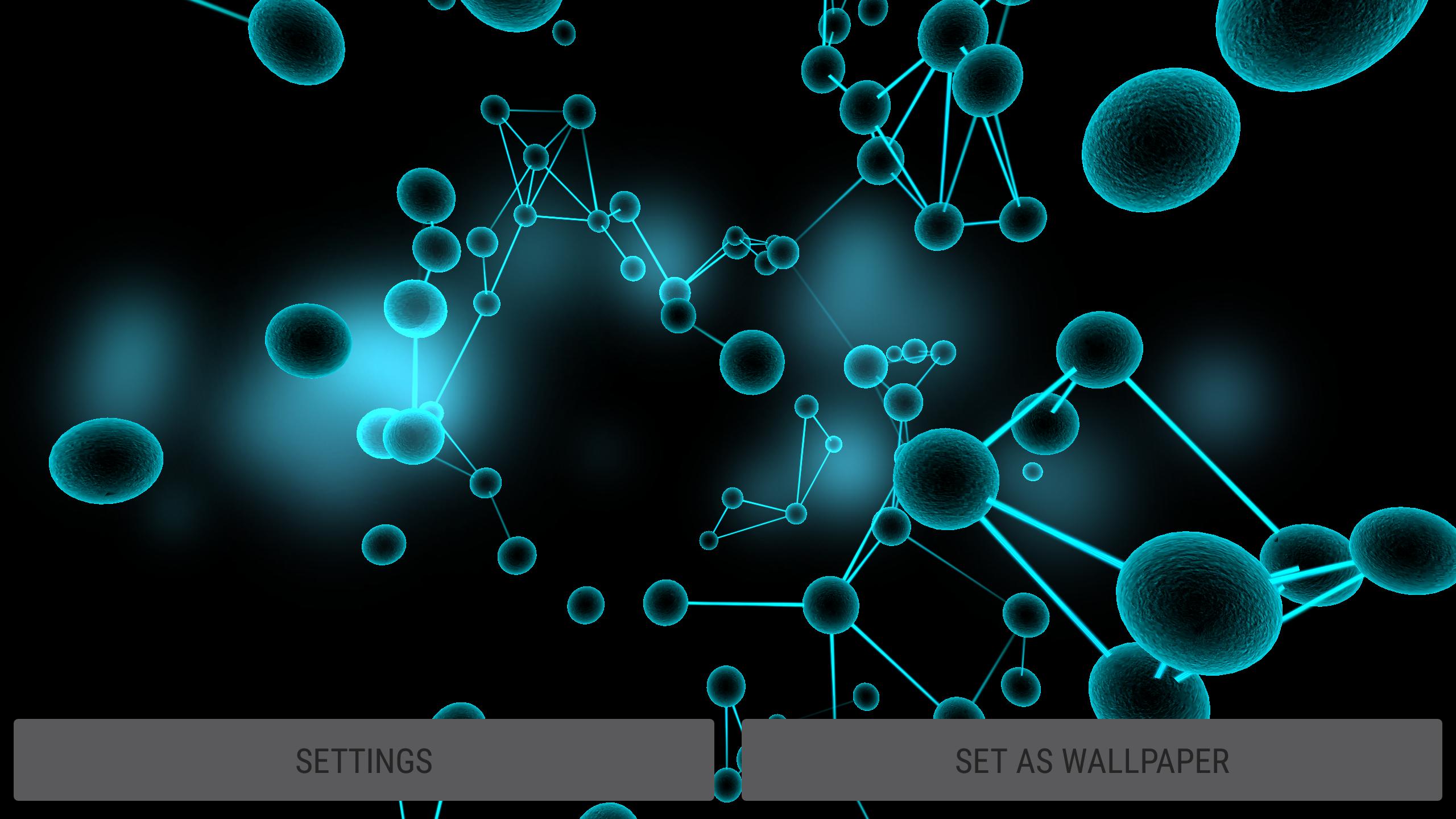 Particle Molecules 3d Live Wallpaper For Android Apk Download