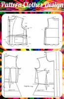 Muster Kleidung Design Plakat