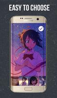 Anime Cute Girl Lock Screen capture d'écran 2