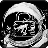 Astronaut Space Collage Lock Screen