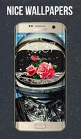 Astronaut Space Collage Lock Screen پوسٹر