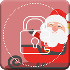 Cute Santa Claus Lock Screen icône