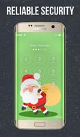 Cute Santa Claus Lock Screen 截圖 1