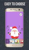 Cute Santa Claus Lock Screen ภาพหน้าจอ 2