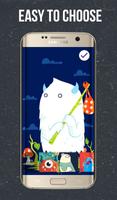 Cute Monsters Paintings Screen Lock 截图 2