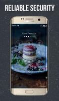 Dark Macarons Lock Screen screenshot 1