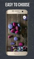 Dark Macarons Lock Screen ảnh chụp màn hình 2