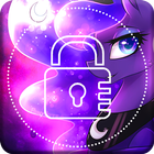 Moon Night Pony Screen Lock ikon