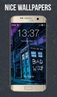 Mysterious Tardis Who Lock Screen Affiche
