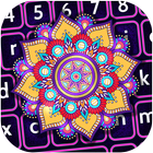 Mandala Clavier avec Emoji icône
