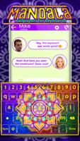Mandala Clavier avec Emoji Affiche