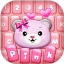 My Pink Keyboard with Smileys APK