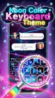 Neon Color Keyboard Theme Ekran Görüntüsü 2