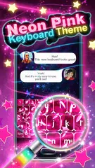 Neon Pink Keyboard Theme APK download