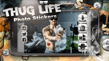 Thug Life Photo Sticker Editor capture d'écran 1