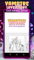 Jeux de Coloriage - Histoire d Amour Vampire Affiche