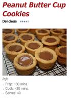 Peanut Butter Cup Cookies ポスター