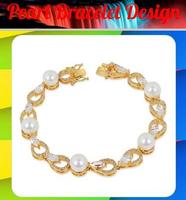 Pearl Bracelet Design Affiche