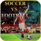 Soccer VS Football icône