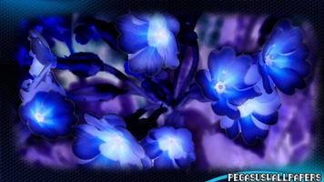 Glowing Flowers Wallpaper captura de pantalla 1